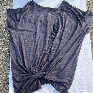Lululemon Tie Back Shirt